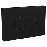 Square Black Pneumatic Flush Plate